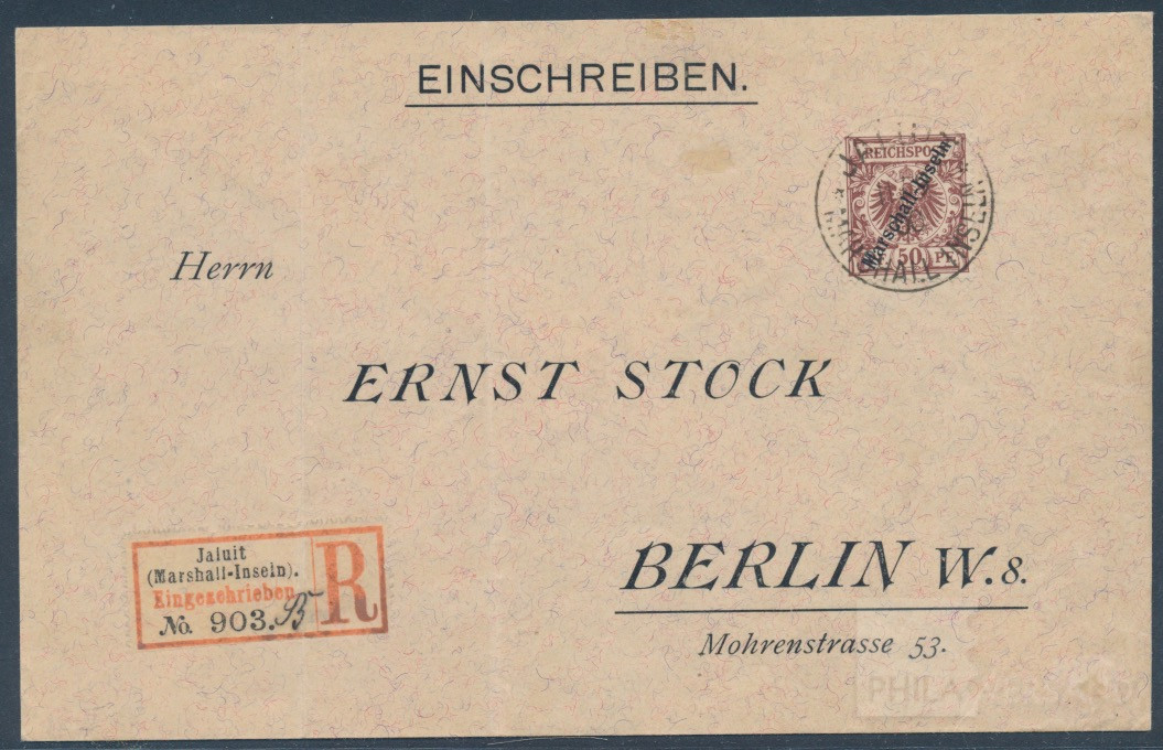 Berliner Ausgabe 1899  | Michel-Nr. 6 II 2. Stempel | Brief/Karte