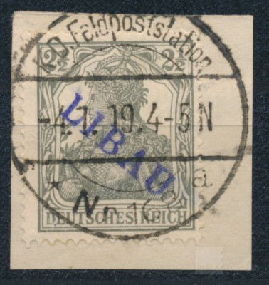 Libau local issue 1919  | Michel-No. Libau I a | piece