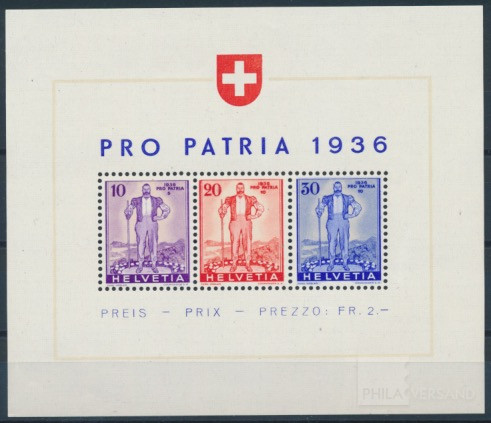 Pro Patria 1936  | Michel-Nr. 2 | postfrisch