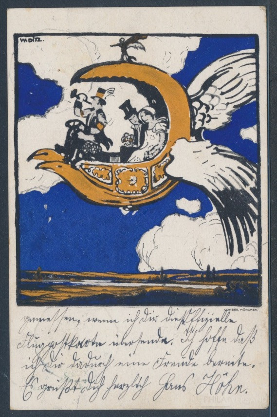 Nuremberg airmail week 1912  | Michel-No. Michel 16-02 | Cover/Card