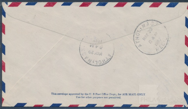 Catapult Flight 18.5.1932  | Michel-No. Graue K 101 d | Cover/Card