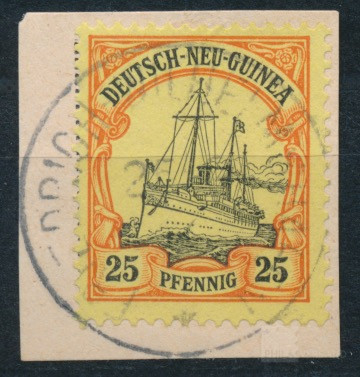 1900 25 Pfg. yacht  | Michel-No. 11 | used