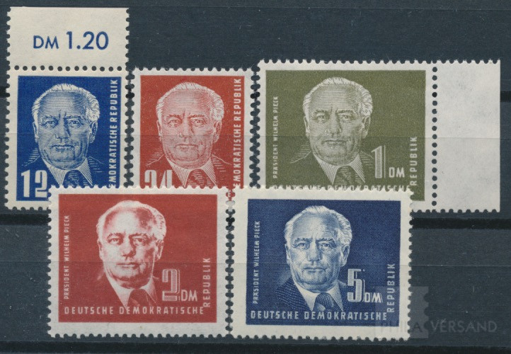 Pieck 1950  | Michel-Nr. 251-255 | postfrisch