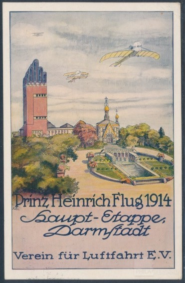 Prinz Heinrich airmail 1914  | Michel-No. PF 26-01 | Cover/Card