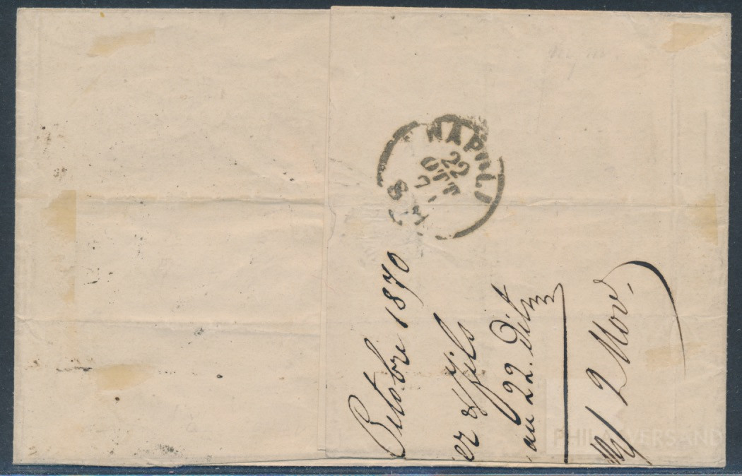 Wappen 1864/1868  | Michel-Nr. Baden 19 a, 23, 24 | Brief/Karte