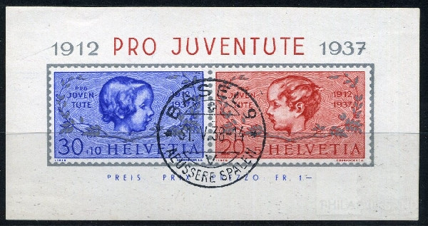 Pro Juventute 1937 | Michel-Nr. 3 | gestempelt