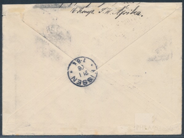 Feldpost 1907  | Michel-Nr. Feldpost Gochas | Brief/Karte