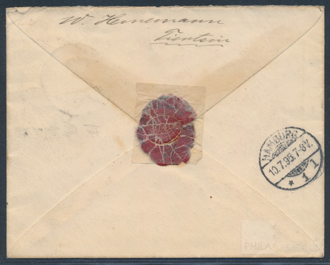 Adler 1895  | Michel-Nr. V 47 c (2) | Brief/Karte