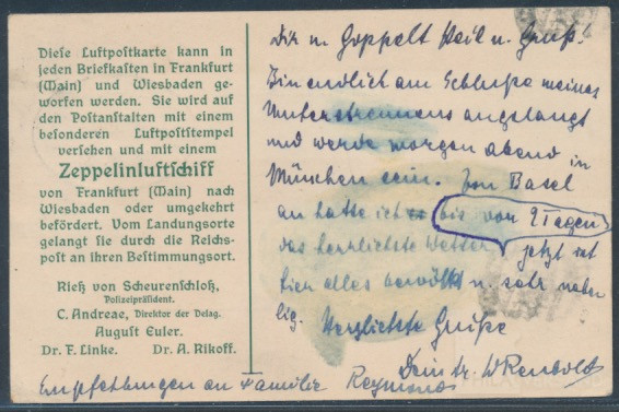 Frankfurt | Michel-No. PF 18 01 a | Cover/Card