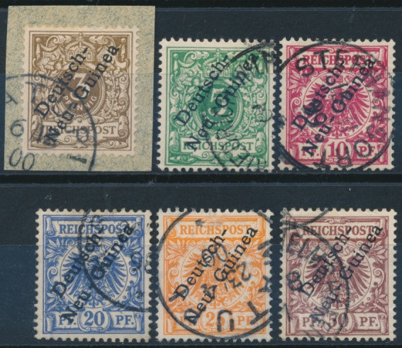 crown + eagle 1897  | Michel-No. 1-6 | used