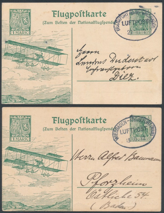 Frankfurt | Michel-No. PF 18 02 a + b | Cover/Card