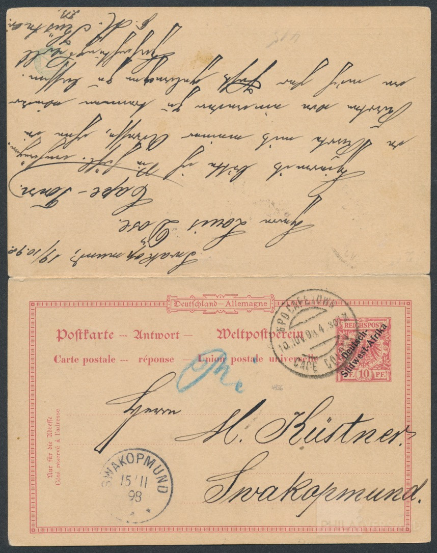 Adler 1897  | Michel-Nr. P 4 | Brief/Karte