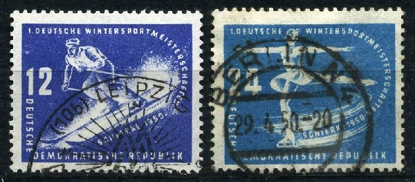 Wintersport 1950  | Michel-Nr. 246-247 | gestempelt