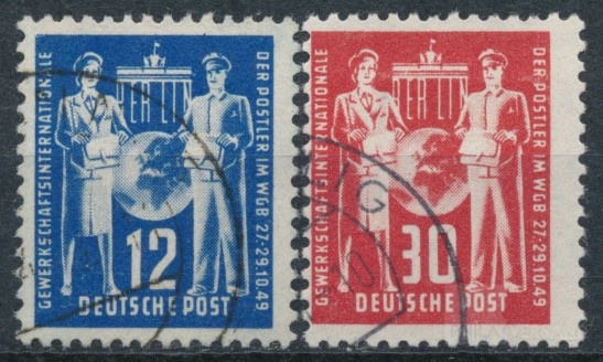 Postkonferenz 1949  | Michel-Nr. 243-244 | gestempelt