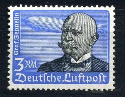 3 Mark Flugpost 1934 Zeppelin  | Michel-Nr. 539 y | postfrisch