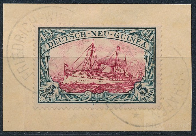 1901 5 Mark yacht  | Michel-No. 19 | used